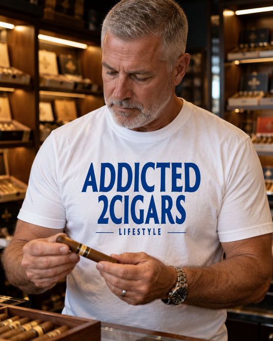 Lifestyle Tee - White & Royal